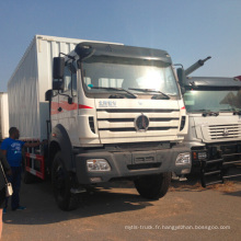 Chine Bon marché 6X4 Beiben 10 roues Van Cargo Truck